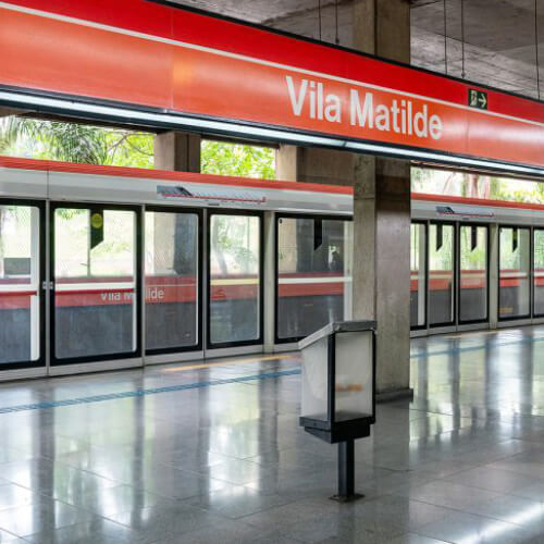 Estação Vila Matilde - Localização privilegiada dos apartamentos com acesso ao metrô